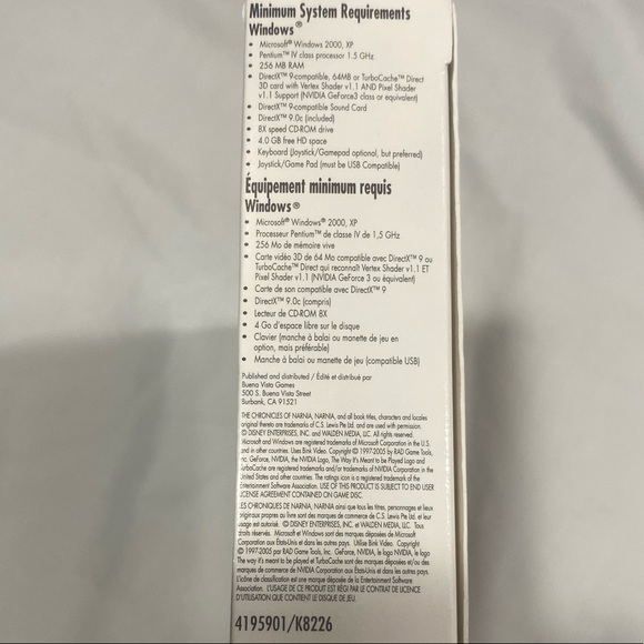 ‼️LAST CHANCE 🎉2/$20 Chronicles of Narnia PC Computer Game NIB NWT - Picture 6 of 7